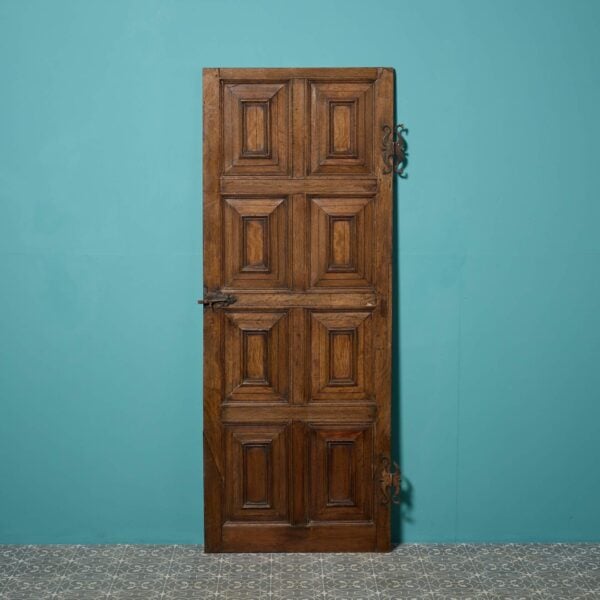 18th Century English Eight Panel Oak Door