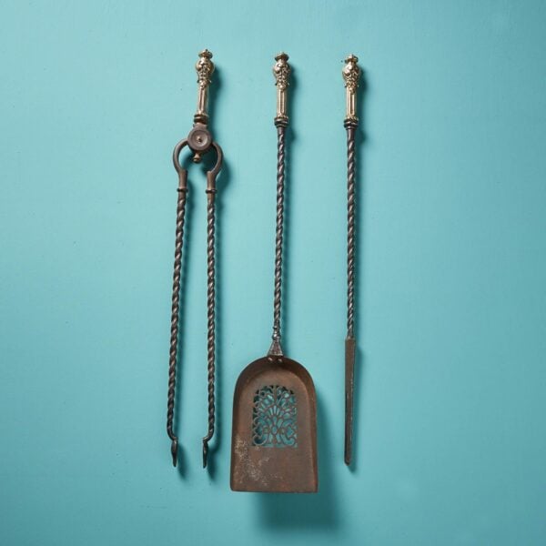 Set of Antique Georgian English Fire Tools