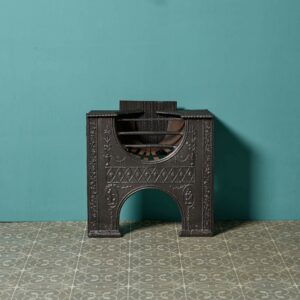 Reclaimed 18th Century Cast Iron Hourglass Hob Grate