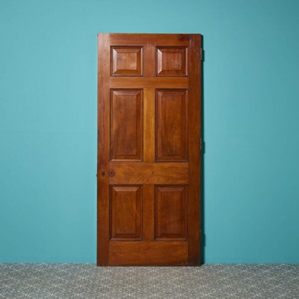 19th Century Mahogany Six Panel Door