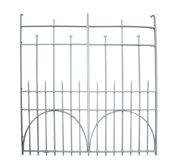 A Pair of Late Victorian Wrought Iron Entrance Gates