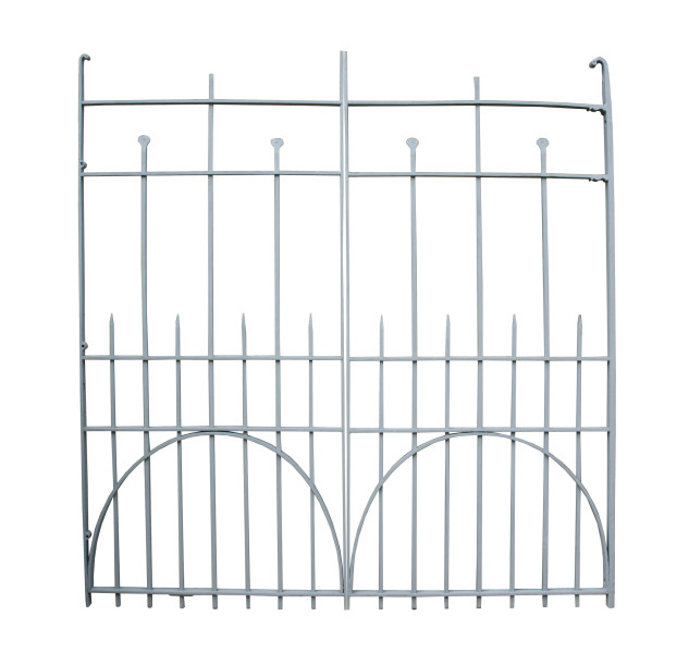 A Pair of Late Victorian Wrought Iron Entrance Gates - UK Heritage