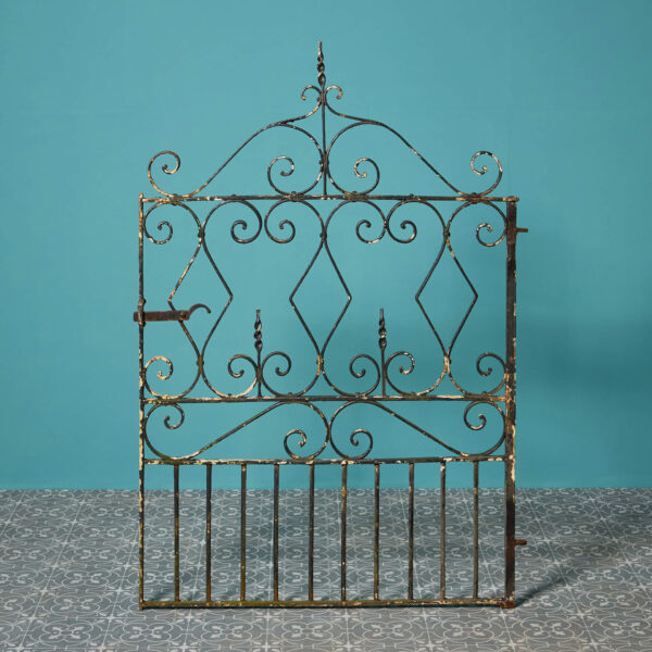 19th Century Reclaimed Wrought Iron Pedestrian Gate