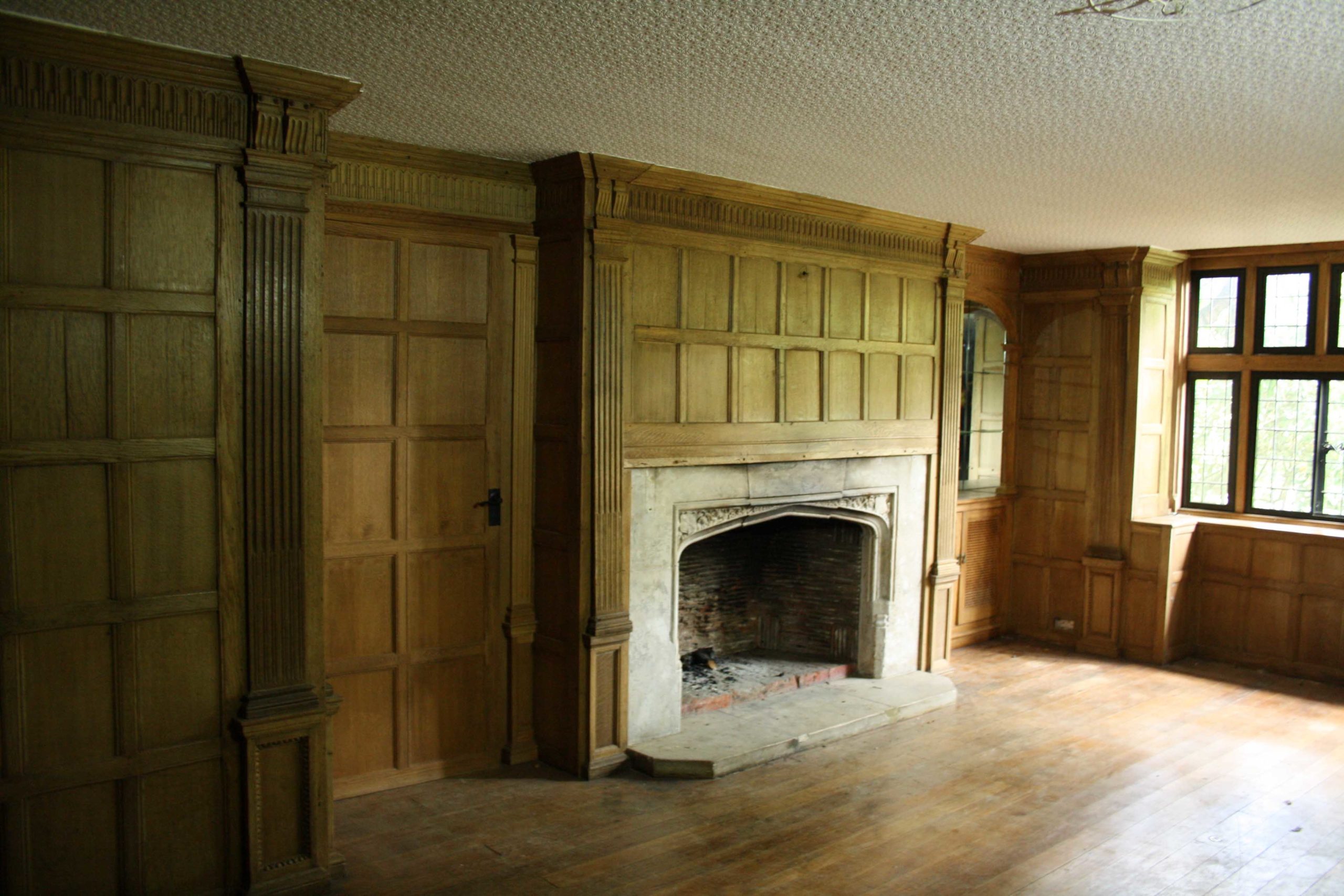 Antique Wall Panelling Panelled Room With A Stone Fireplace Uk Heritage