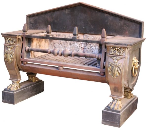 Antique Bullock Style Sarcophagus Grate