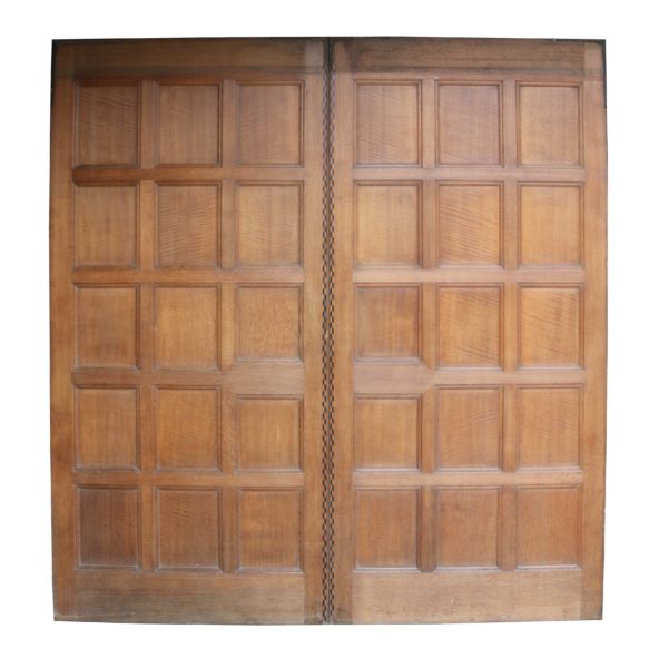 A Set of Antique English Oak Double Doors
