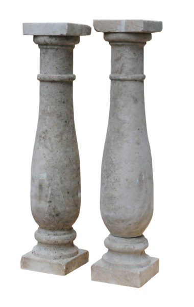 Set of Eight Carrara Marble Balusters