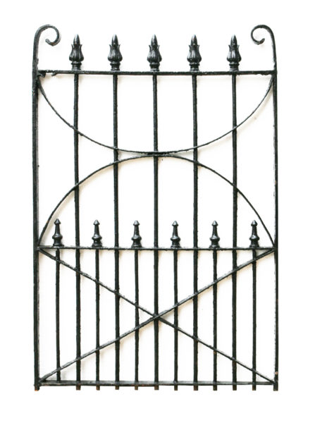 A Victorian Wrought Iron Garden Gate - UK Heritage