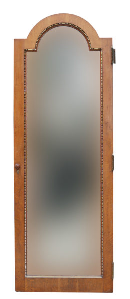 An Antique Mirrored Oak Door
