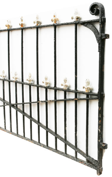 An Antique Wrought Iron Driveway Gate