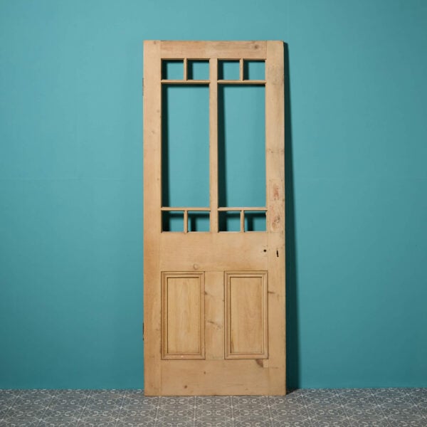 Reclaimed 19th Century Exterior Door for Glazing