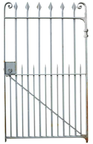 A Reclaimed Wrought Iron Pedestrian Gate