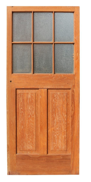 A Reclaimed Glazed Teak Door