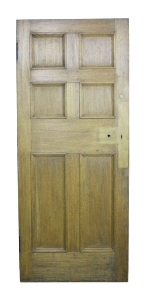 A 19th Century Oak Six Panel Internal Door