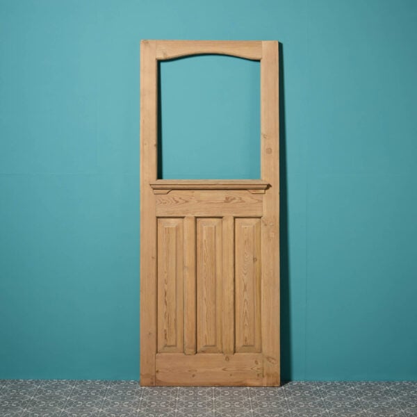 1930s Pine Front Door for Glazing