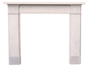 Reclaimed Pale Stone Fire Surround