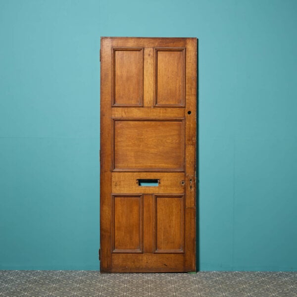 Reclaimed Victorian 5-Panel Oak Door