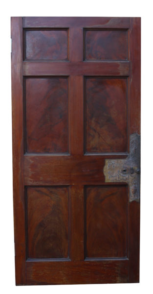 Set of Six English Mahogany Doors C. 1780