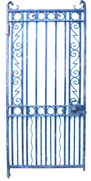 An Antique Wrought Iron Pedestrian Gate