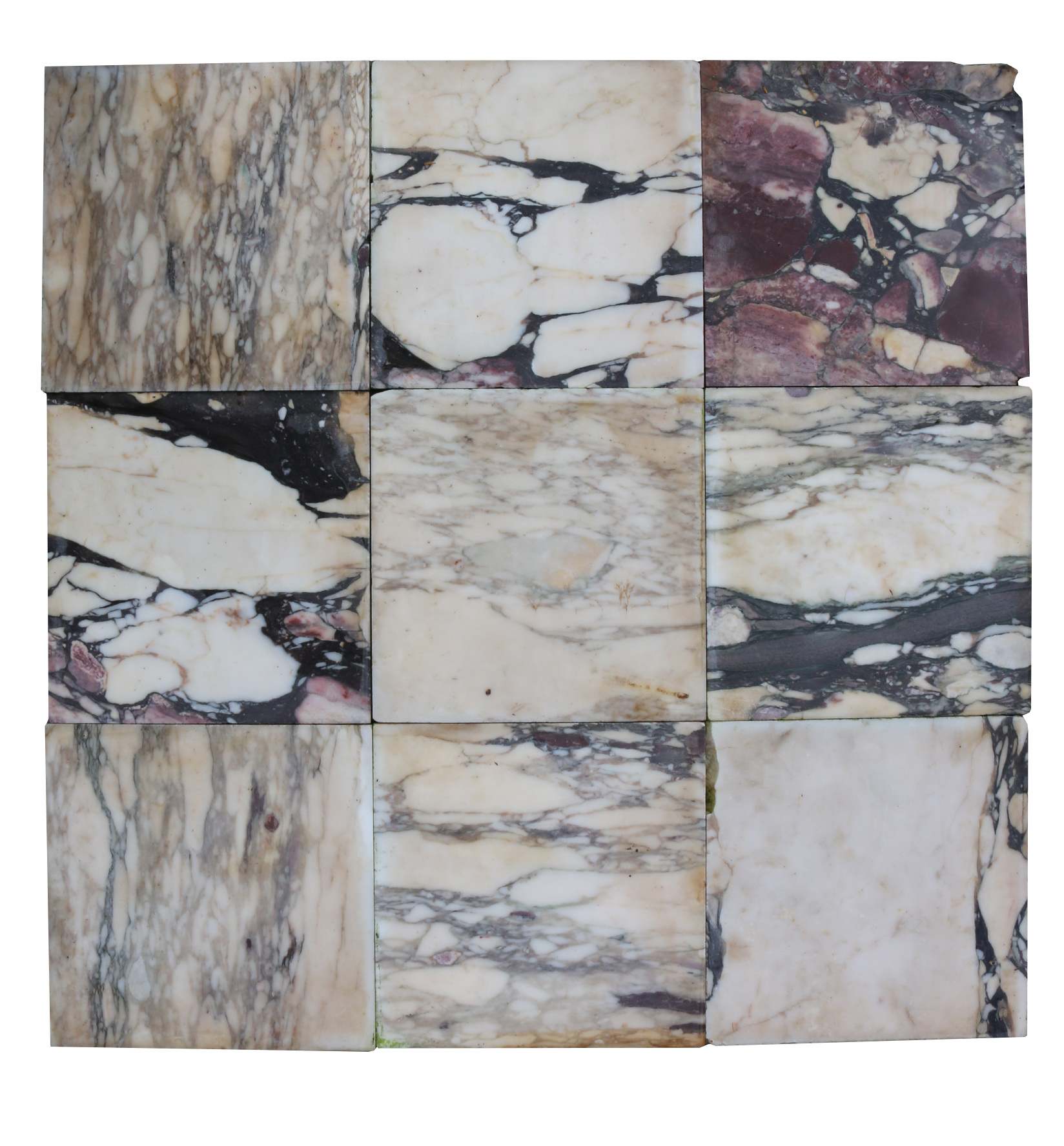 Antique Breccia Marble Floor Tiles 12 M2 Uk Heritage