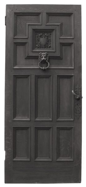 Antique English Oak Front Door