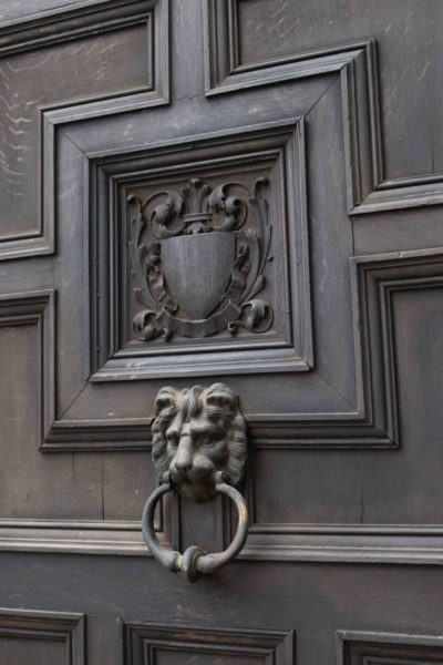 Antique English Oak Front Door