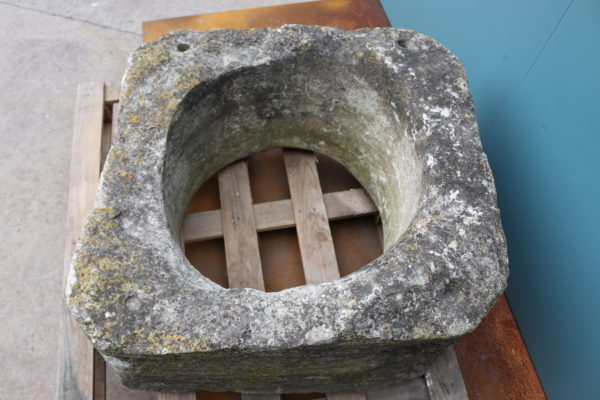 Antique English Cotswold Limestone Well Head
