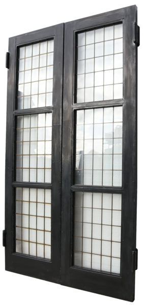 A Set of Reclaimed Copper Light Double Doors (13 sets available)