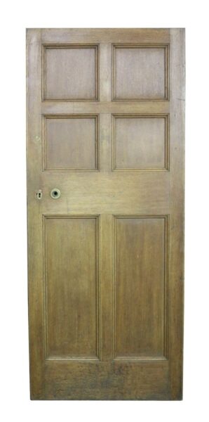 A 19th Century Oak Six Panel Internal Door