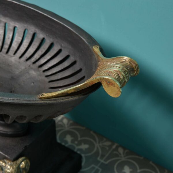 Antique Regency Style Bowl Fire Grate