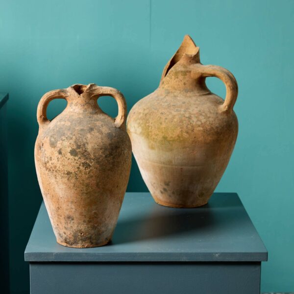 Collection of Seven Mediterranean Terracotta Jars