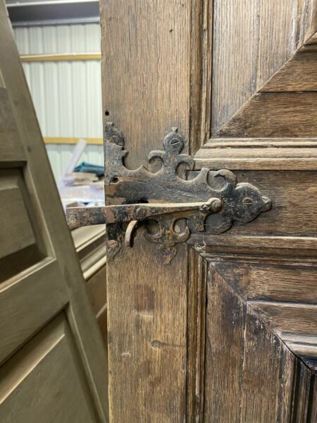 An 18th Century English Eight Panel Oak Door