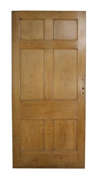 An Antique Oak Panelled Door