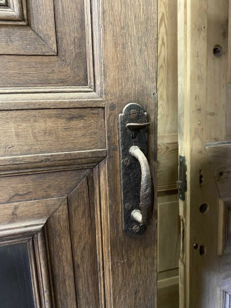 An 18th Century English Eight Panel Oak Door - UK Architectural Heritage