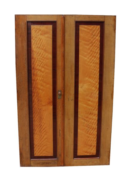 A Set of Fine Quality Oak and Maple Double Doors