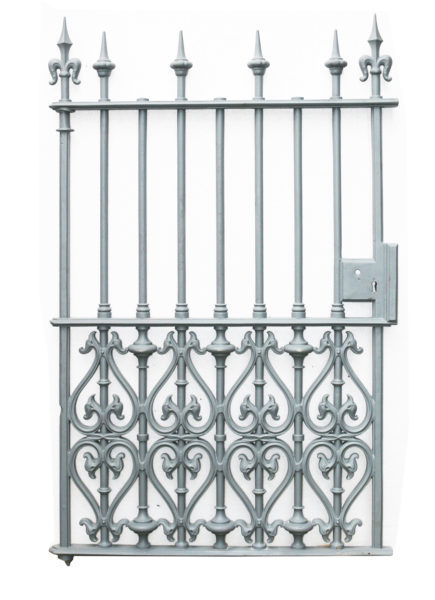 A Large Victorian Cast Iron Pedestrian Gate