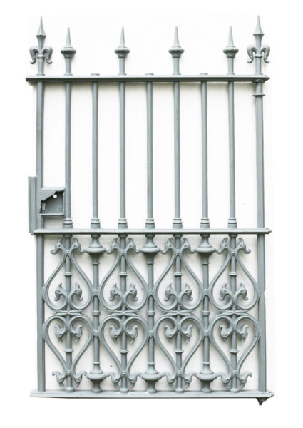 A Large Victorian Cast Iron Pedestrian Gate