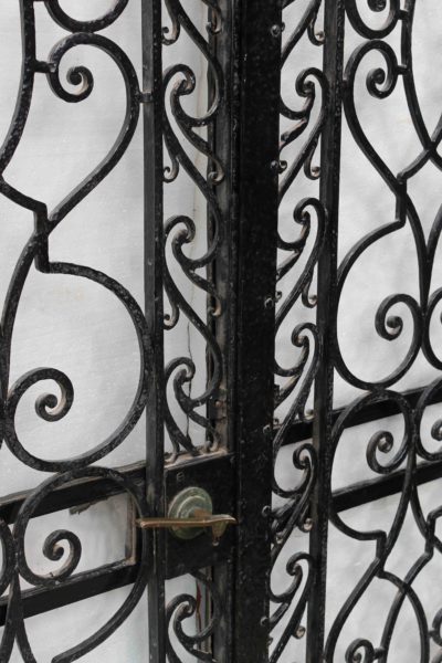 A Pair of Antique Wrought Iron Pedestrian Gates