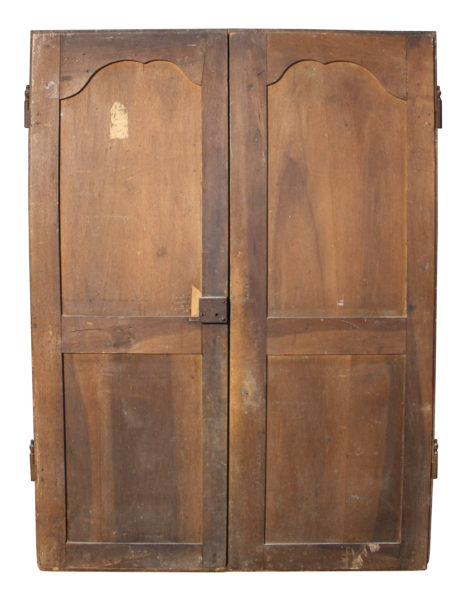 A Set of Antique French Walnut Cupboard Doors
