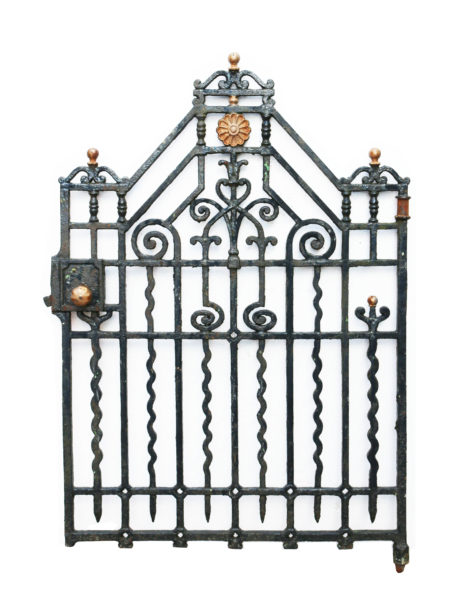 Antique Cast Iron Gate with Posts