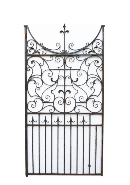Large Mid-19th Century Wrought Iron Pedestrian Gate