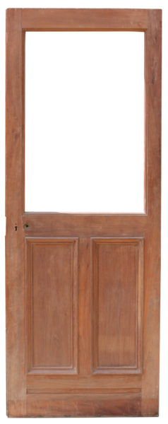 A Reclaimed Walnut Door for Glazing