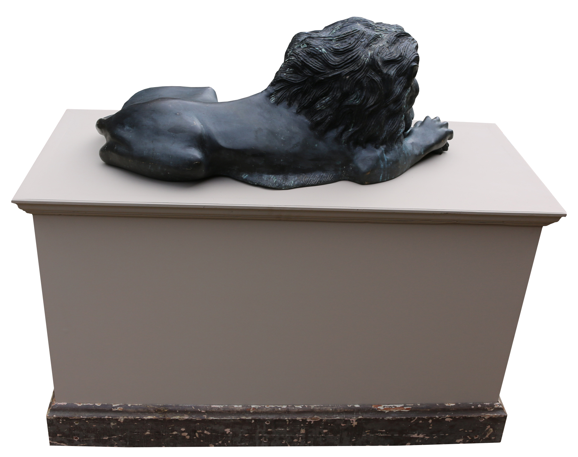 A Pair Of Bronze Lions In The Manner Of Antonio Canova - Uk Heritage