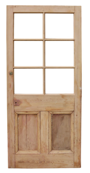 A Reclaimed Glazed Pine Door