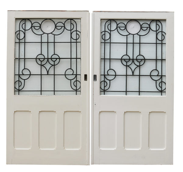 A Pair of Antique Glazed Dividing Doors