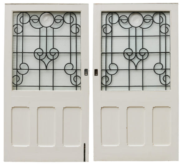 A Pair of Antique Glazed Dividing Doors