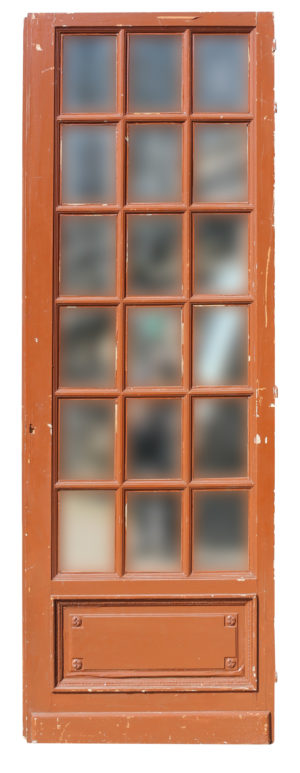 A Reclaimed Mirror Glazed Door