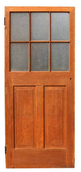 A Reclaimed Glazed Teak Door