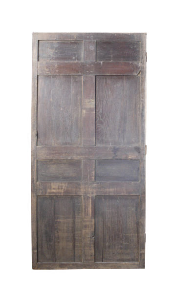 An English Georgian Period Oak Panelled Door
