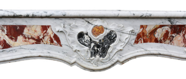 19th Century Louis XV Marble Chimneypiece
